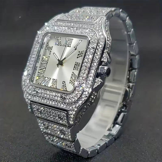 Iced out watch